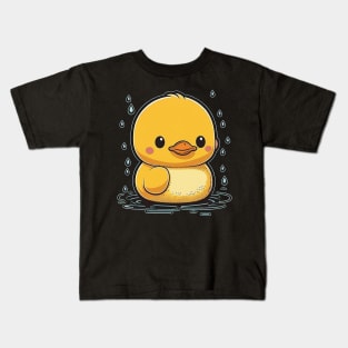 Rubber Duck And Duckling Men Women Kids Kids T-Shirt